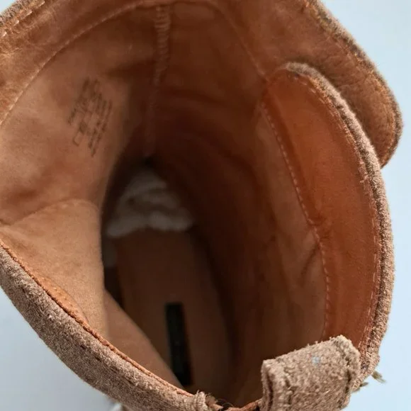 Zara leather boots USA 6.5 EUR 37 - Picture 7 of 8